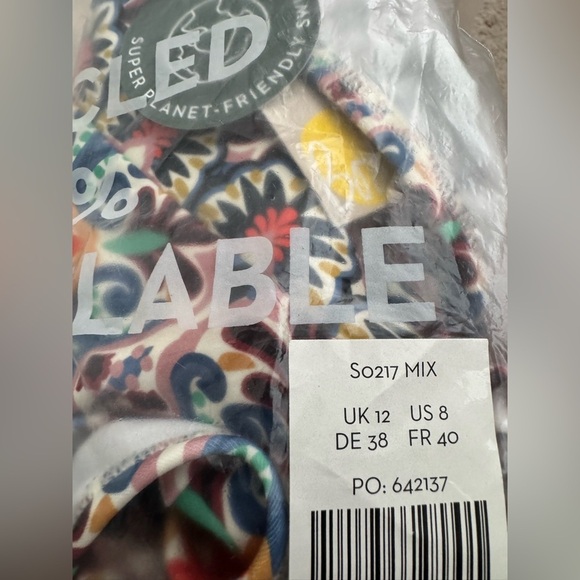 NWT Boden Tapestry Tile Halter Bikini Set Size 16 - Picture 4 of 5